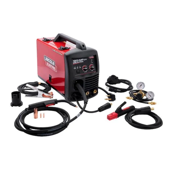 Lincoln Electric 180 Amp Weld-Pak 180i Multi-Process Stick/MIG/Flux-Core/TIG, 120V or 230V Aluminum Welder with Spool Gun sold separately - K5257-1